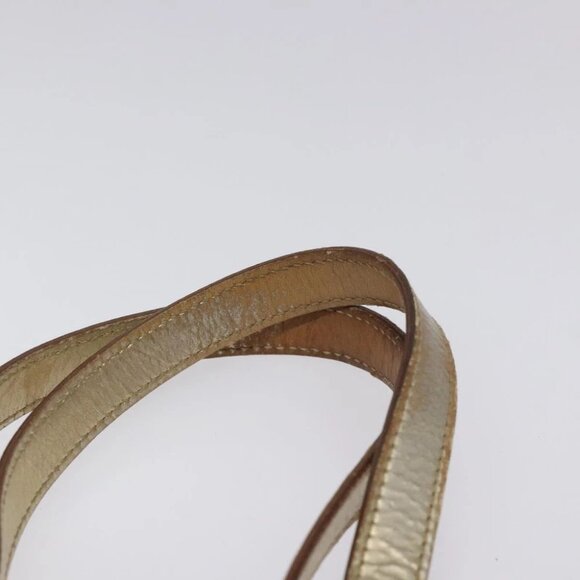 GUCCI GG Canvas Tote Bag Gold 002 1099 Auth nb079 - Picture 9 of 15